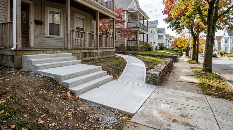 Sidewalks, Walkways & Steps Worcester