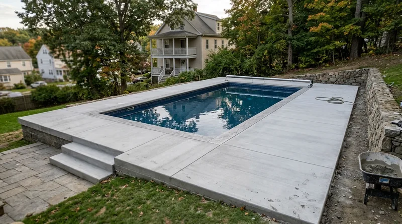 Concrete Pool Decks Worcester